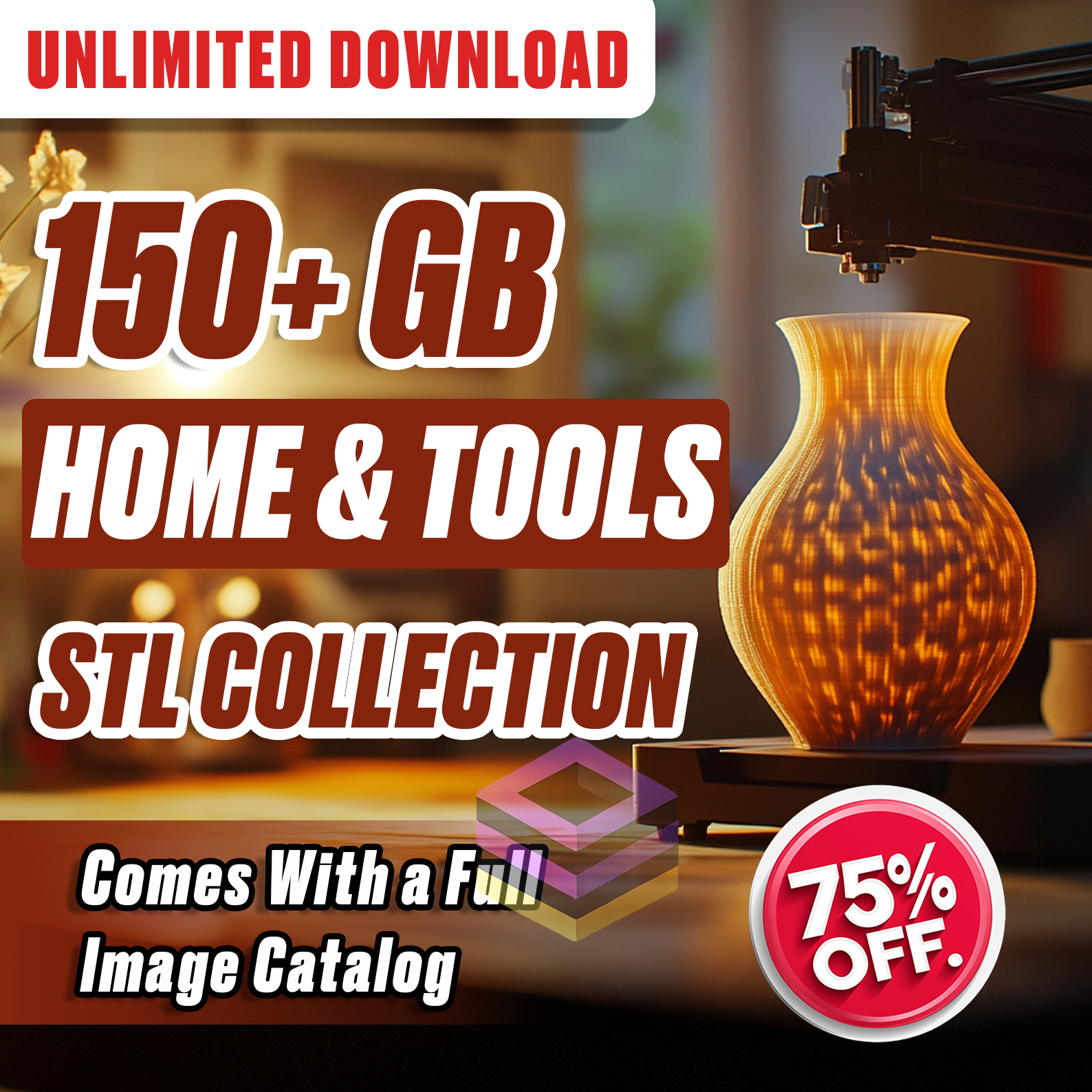 Home and Tools STL Bundle – 150+ GB 3D Printable Models for Any Printer