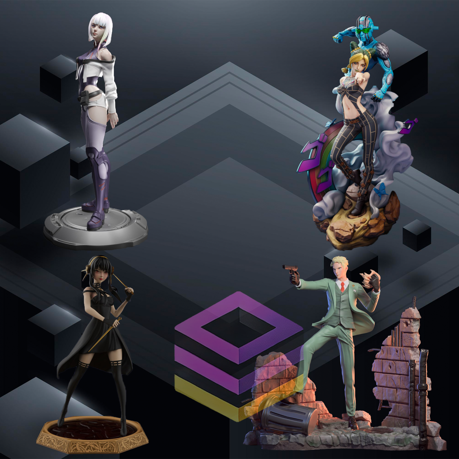 Anime STL Bundle – 500+ GB 3D Printable Models for Any Printer