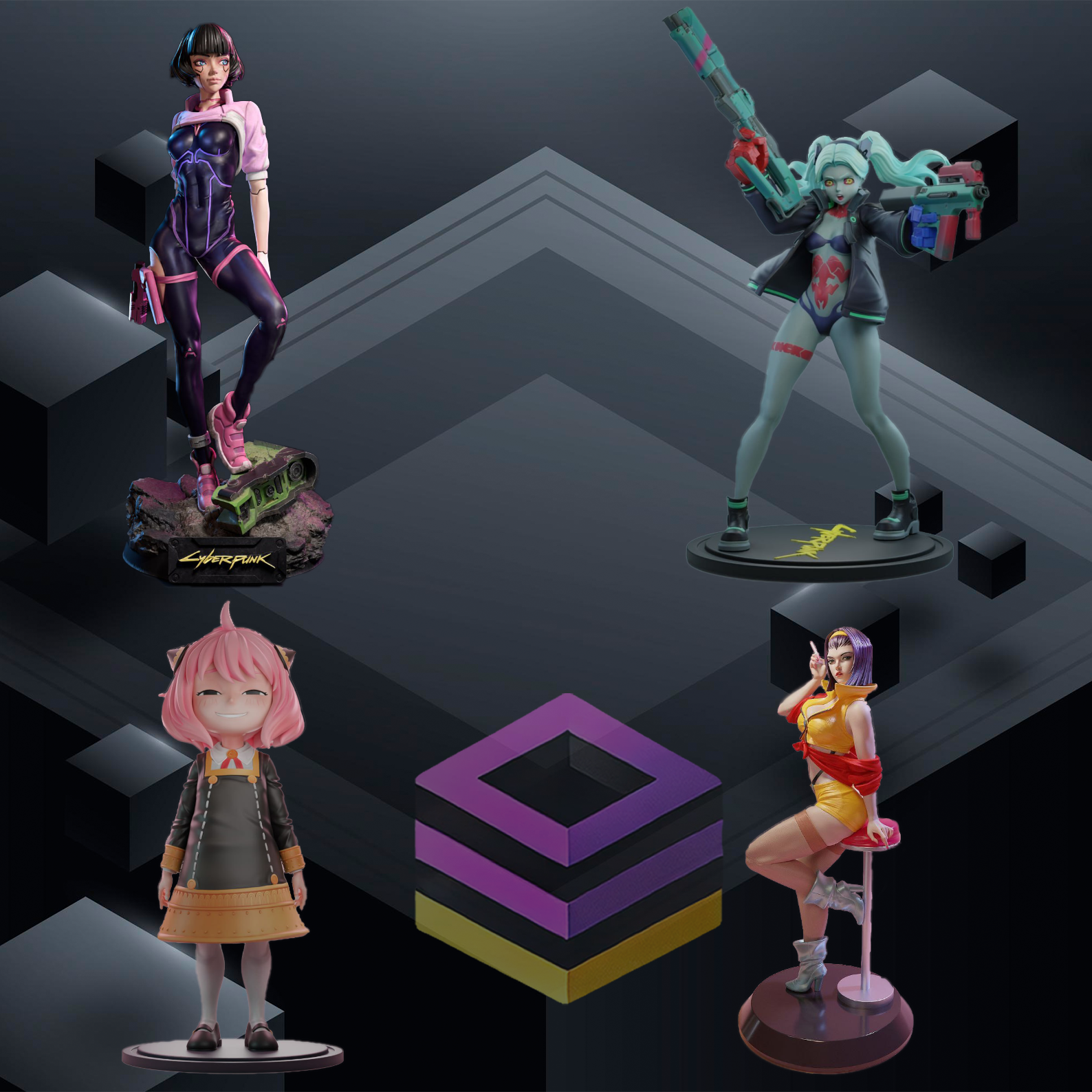 Anime STL Bundle – 500+ GB 3D Printable Models for Any Printer