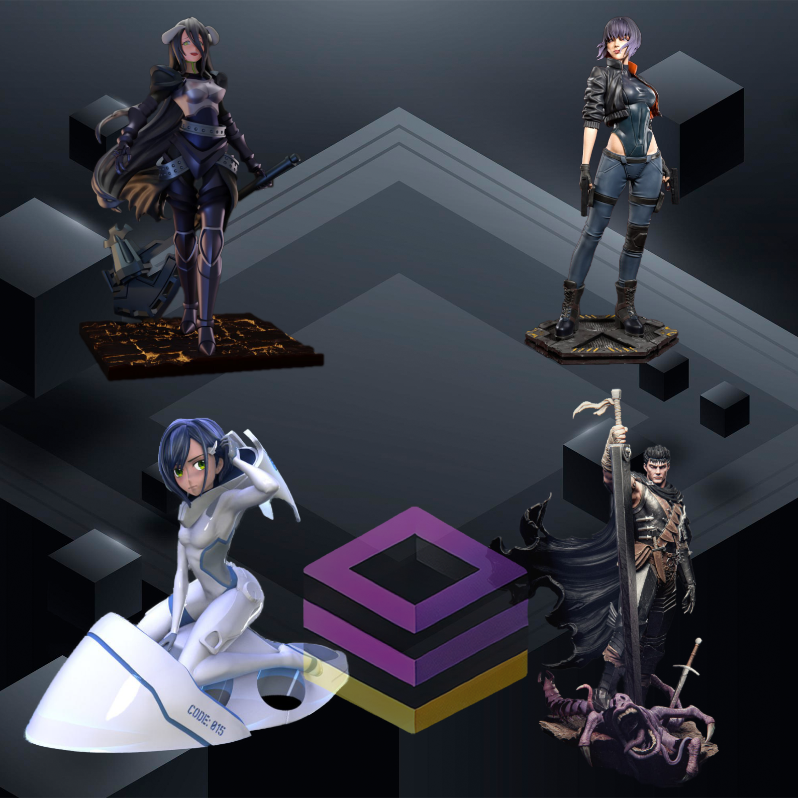Anime STL Bundle – 500+ GB 3D Printable Models for Any Printer